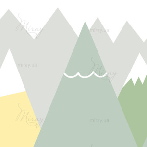 Горы в скандинавском стиле серые_498 Горы в скандинавском стиле серые_498