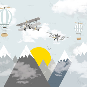 Самолеты горы серые с солнцем Самолеты горы серые с солнцем