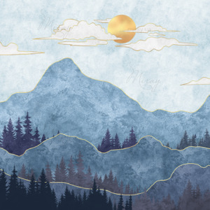 d-10-022-Mountains blue with a zloty sun_1469396954 d-10-022-Mountains blue with a zloty sun_1469396954