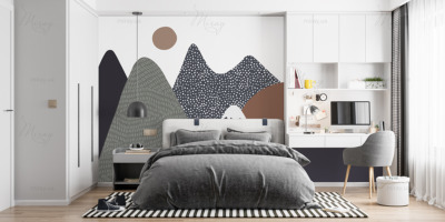 d-10-025-абстракция с горами и солнцем черная-01-z d-10-025-абстракция с горами и солнцем черная-01-z