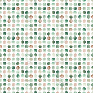 Watercolor Green, Blue and Yellow Circles Repeat Pattern Watercolor Green, Blue and Yellow Circles Repeat Pattern