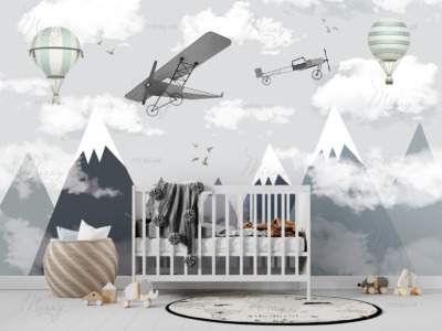 Горы с самолетами и шарами-1 Горы с самолетами и шарами-1