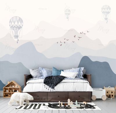 Горы с шарами голубые-1 Горы с шарами голубые-1