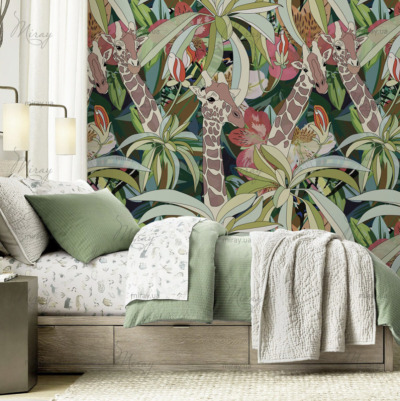 d-05-045-Жирафы в зарослях d-05-045-Жирафы в зарослях