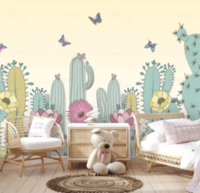 d-14-137-Кактусы с бабочками-z d-14-137-Кактусы с бабочками-z