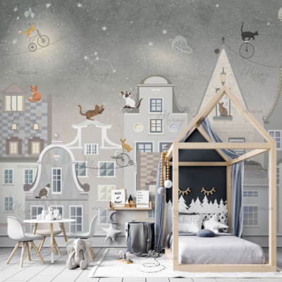 Котики на крышых-D-06-011 Котики на крышых-D-06-011