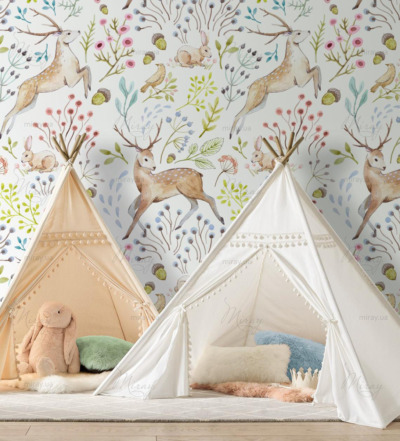 d-05-052-Олени на белом фоне-Д d-05-052-Олени на белом фоне-Д