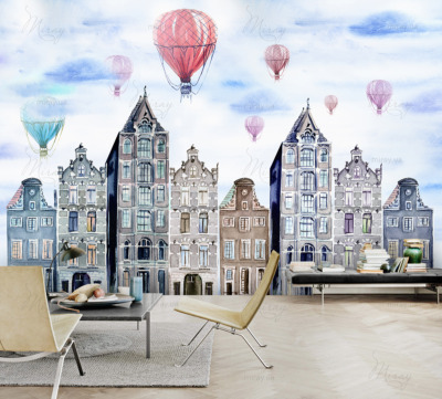 d-20-006-Balloons over Amsterdam d-20-006-Balloons over Amsterdam