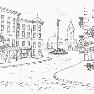 d-20-009-Street in the old town d-20-009-Street in the old town