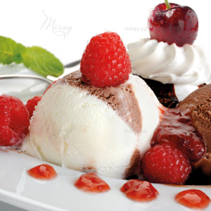p-06-009-ice cream with fruit p-06-009-ice cream with fruit