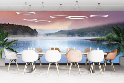 p-08-001-алое небо над водоемом панорама-z p-08-001-алое небо над водоемом панорама-z