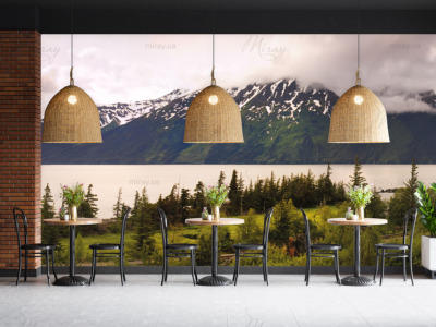 p-08-018-mountain behind the river and a strip of forest panorama-z p-08-018-mountain behind the river and a strip of forest panorama-z