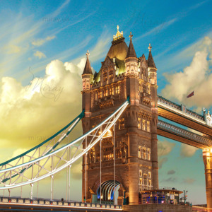 London, The Tower Bridge lights show at sunset London, The Tower Bridge lights show at sunset