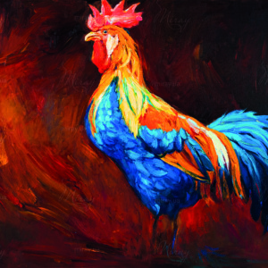 p-12-002-painting rooster p-12-002-painting rooster