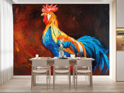 p-12-002-painting rooster-z p-12-002-painting rooster-z