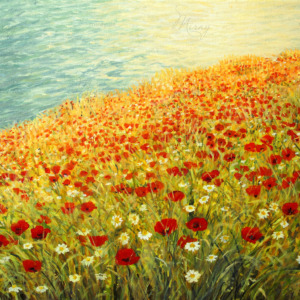 Poppies at the Seashore Poppies at the Seashore