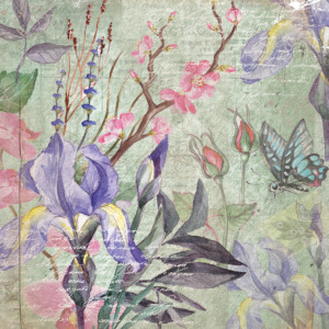 p-14-019-Цветы нарисованные акварелью p-14-019-Цветы нарисованные акварелью