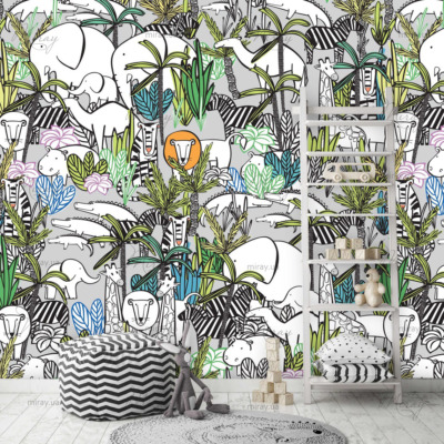 d-08-013-Jungle Animals Pattern d-08-013-Jungle Animals Pattern