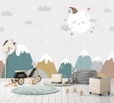 d-10-038-Круглий місяць над пагорбами d-10-038-Круглий місяць над пагорбами