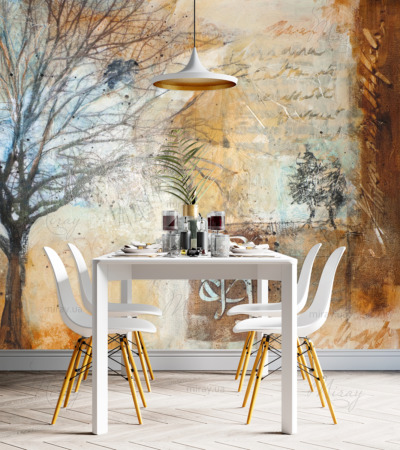 p-12-048-Картина с зимними деревьями-z p-12-048-Картина с зимними деревьями-z