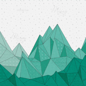 горы бирюзовые с паттернами_4 горы бирюзовые с паттернами_4