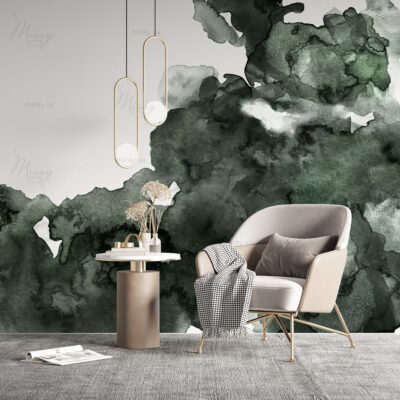 d-01-059-Green watercolor spot d-01-059-Green watercolor spot