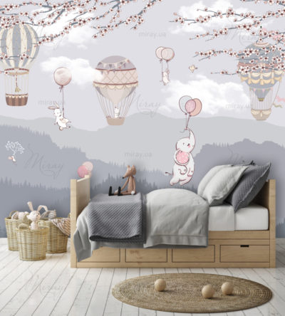 mock up poster frames in children bedroom, Scandinavian style interior background, 3D render mock up poster frames in children bedroom, Scandinavian style interior background, 3D render