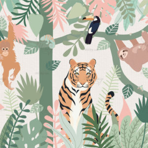 Kids-Jungle-Animal-Friends-Wallpaper-Mural-plain-820×532 Kids-Jungle-Animal-Friends-Wallpaper-Mural-plain-820×532