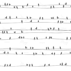 Птички на проводах-shutterstock_485193340 Птички на проводах-shutterstock_485193340