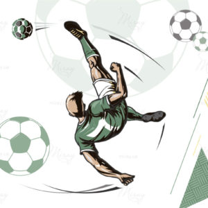 Футоболист зеленый Футоболист зеленый