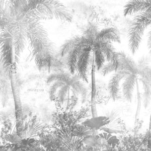 tropical palm trees background in black and white tone, nature background tropical palm trees background in black and white tone, nature background