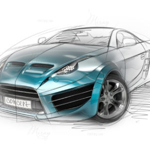 Concept car sketch Concept car sketch