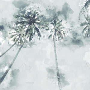 Coconut,Palm,Tree,In,Green,Or,Jade,Shade,,Digital,Watercolor Coconut,Palm,Tree,In,Green,Or,Jade,Shade,,Digital,Watercolor