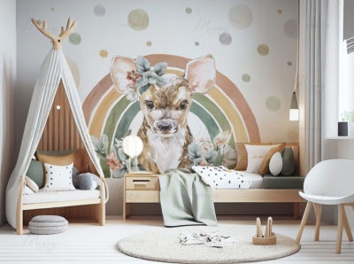 Scandinavian interior design of playroom with wooden cabinet Scandinavian interior design of playroom with wooden cabinet