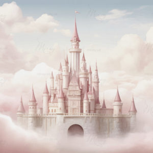 Princess,Castle.,Magic,Pink,Castle,In,The,Clouds.,Fantasy,World. Princess,Castle.,Magic,Pink,Castle,In,The,Clouds.,Fantasy,World.