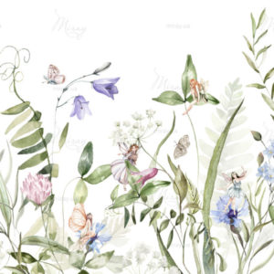 Wild,Field,Herbs,Flowers.,Watercolor,Seamless,Border,-,Illustration,With Wild,Field,Herbs,Flowers.,Watercolor,Seamless,Border,-,Illustration,With