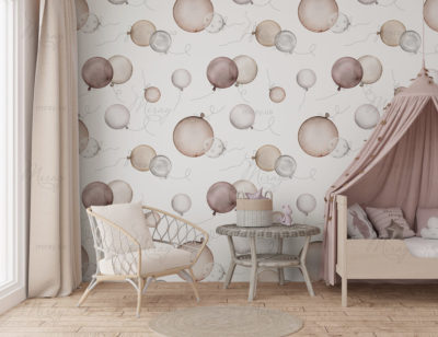 Empty light brown wall in modern child room. Mock up interior in scandinavian style. Free, copy space for your picture, poster. Bed, toys, rattan armchair. Cozy room for kids. 3D rendering. Empty light brown wall in modern child room. Mock up interior in scandinavian style. Free, copy space for your picture, poster. Bed, toys, rattan armchair. Cozy room for kids. 3D rendering.