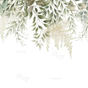 Floral,Border,With,Foliage,,Watercolor,Greenery,,Can,Be,Used,As Floral,Border,With,Foliage,,Watercolor,Greenery,,Can,Be,Used,As