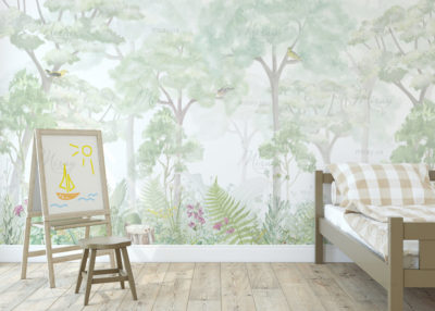 Interior mockup. Toddler room. 3d render. Interior mockup. Toddler room. 3d render.