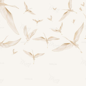 Журавли золото 446х258 END – в профиль п Журавли золото 446х258 END – в профиль п